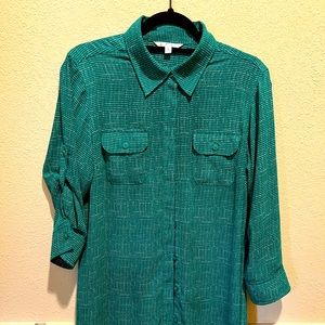 Cabi Shirt Dress beautiful Green